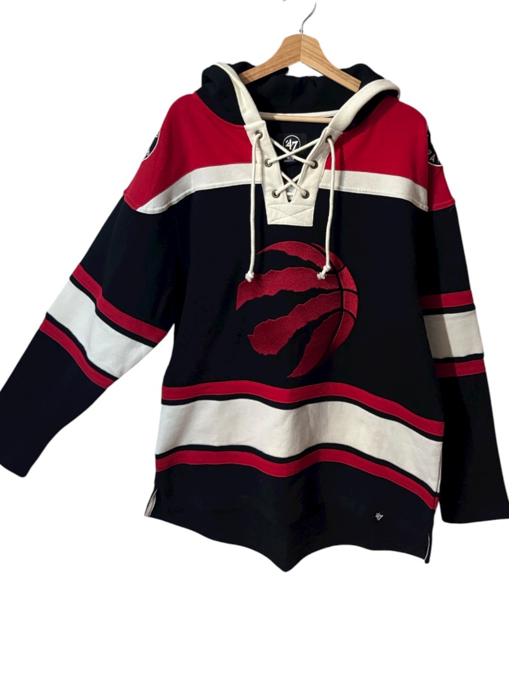 47 Toronto Raptors NBA Basketball Heavyweight Jersey Lacer Hoodie Sweatshirt
